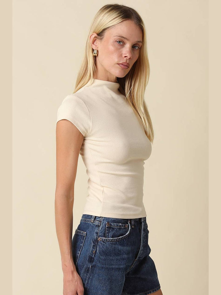 Anora Neck Knit Top