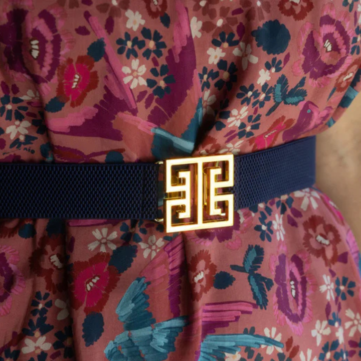 Garland Navy Interchangeable Stretch Belt Band