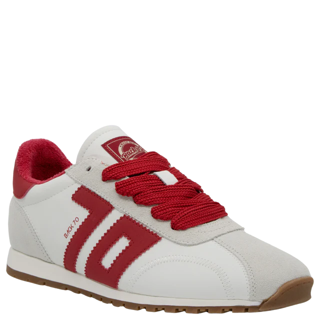 Asan in Red Sneakers