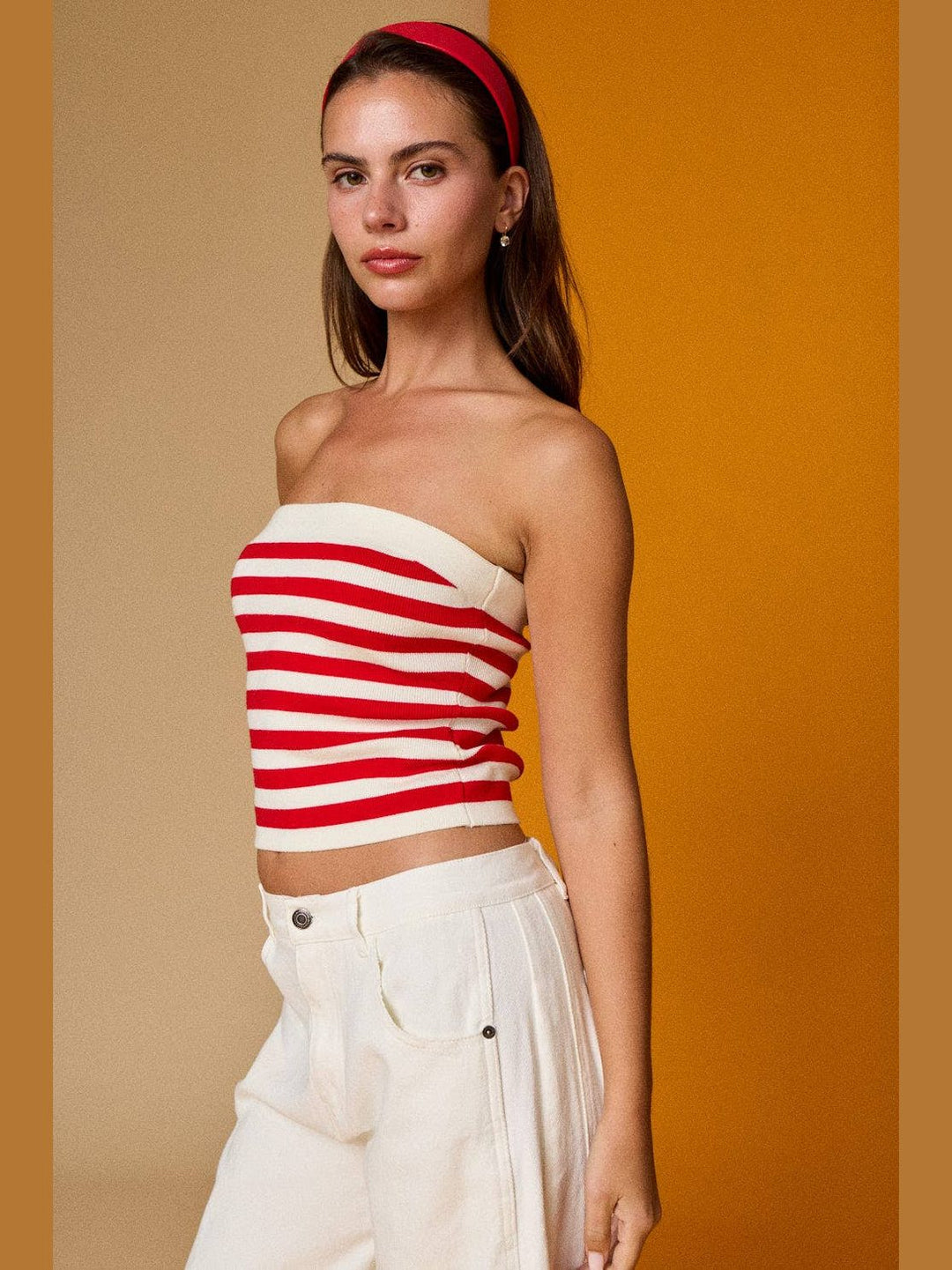 Striped Tube Top