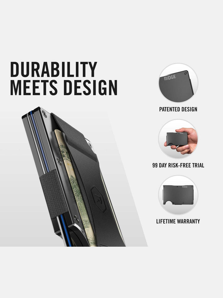Ridge Wallet 2.0 - Gunmetal