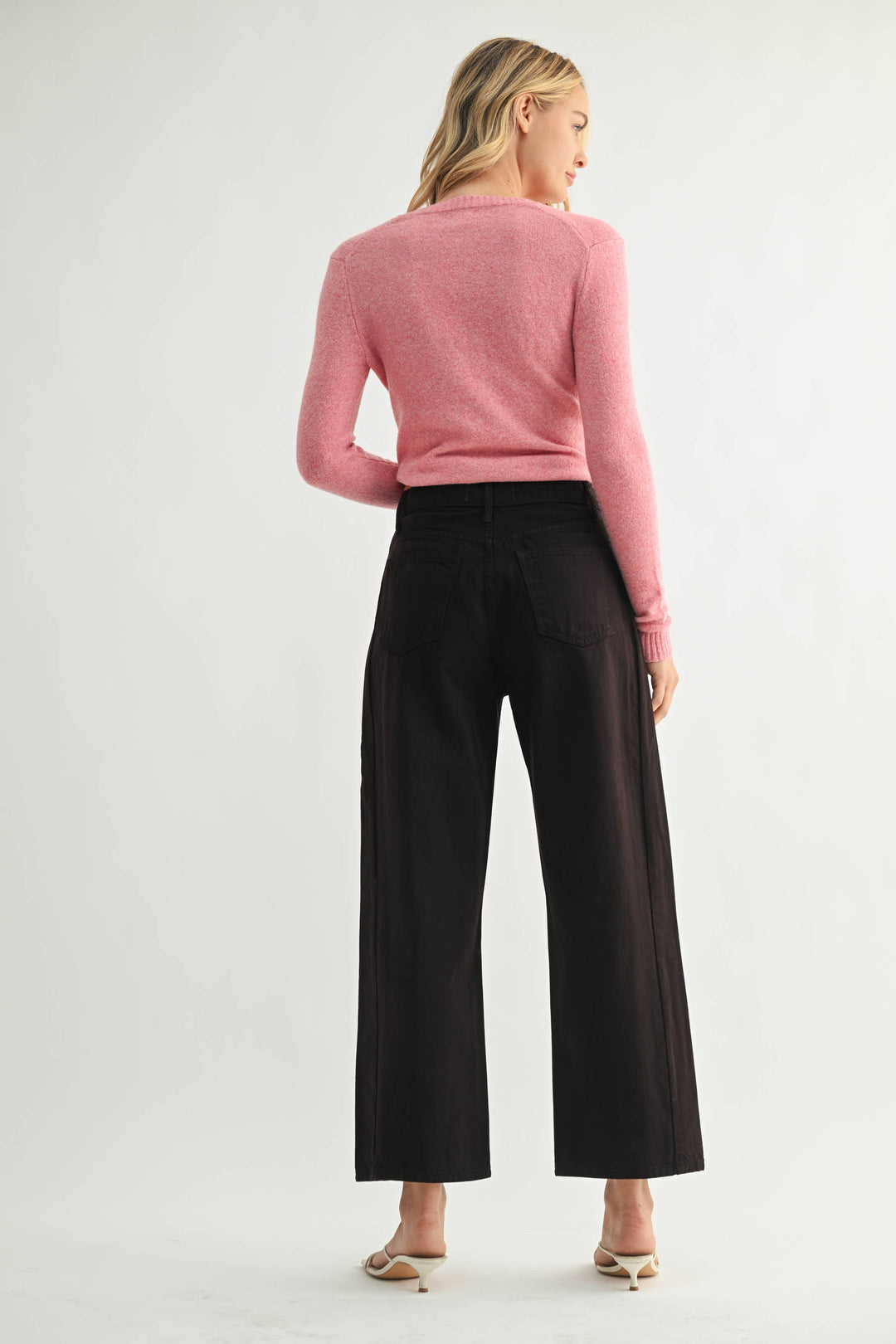 Just Black Denim Barrel Jean- Espresso