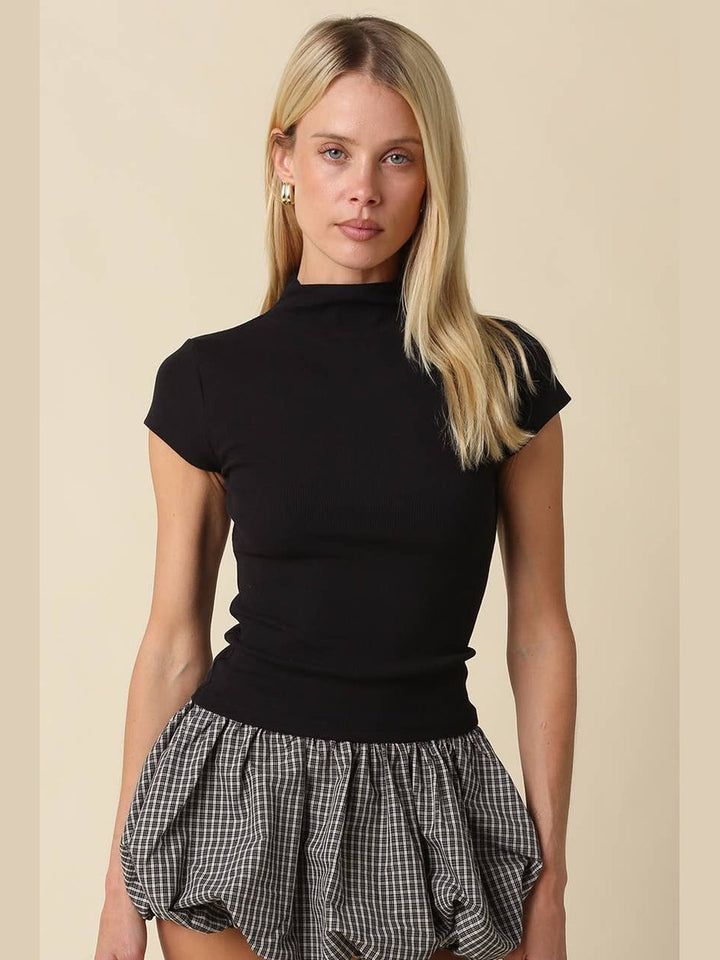 Anora Neck Knit Top
