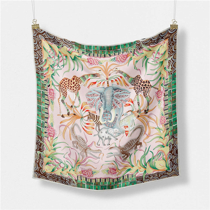 Animal Kingdom Silk Scarf
