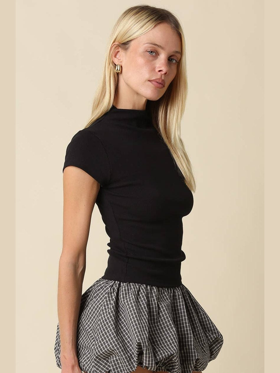 Anora Neck Knit Top