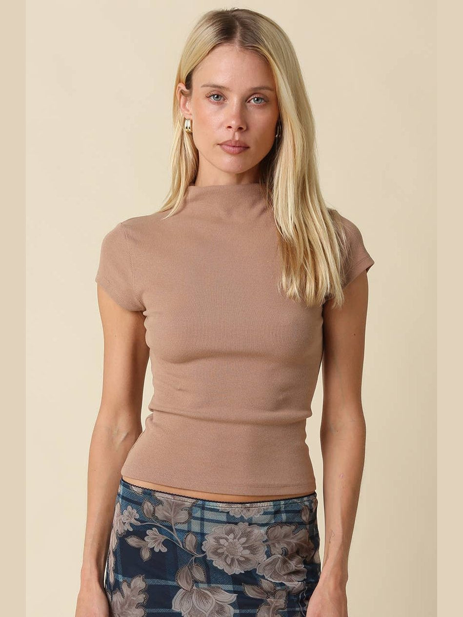 Anora Neck Knit Top