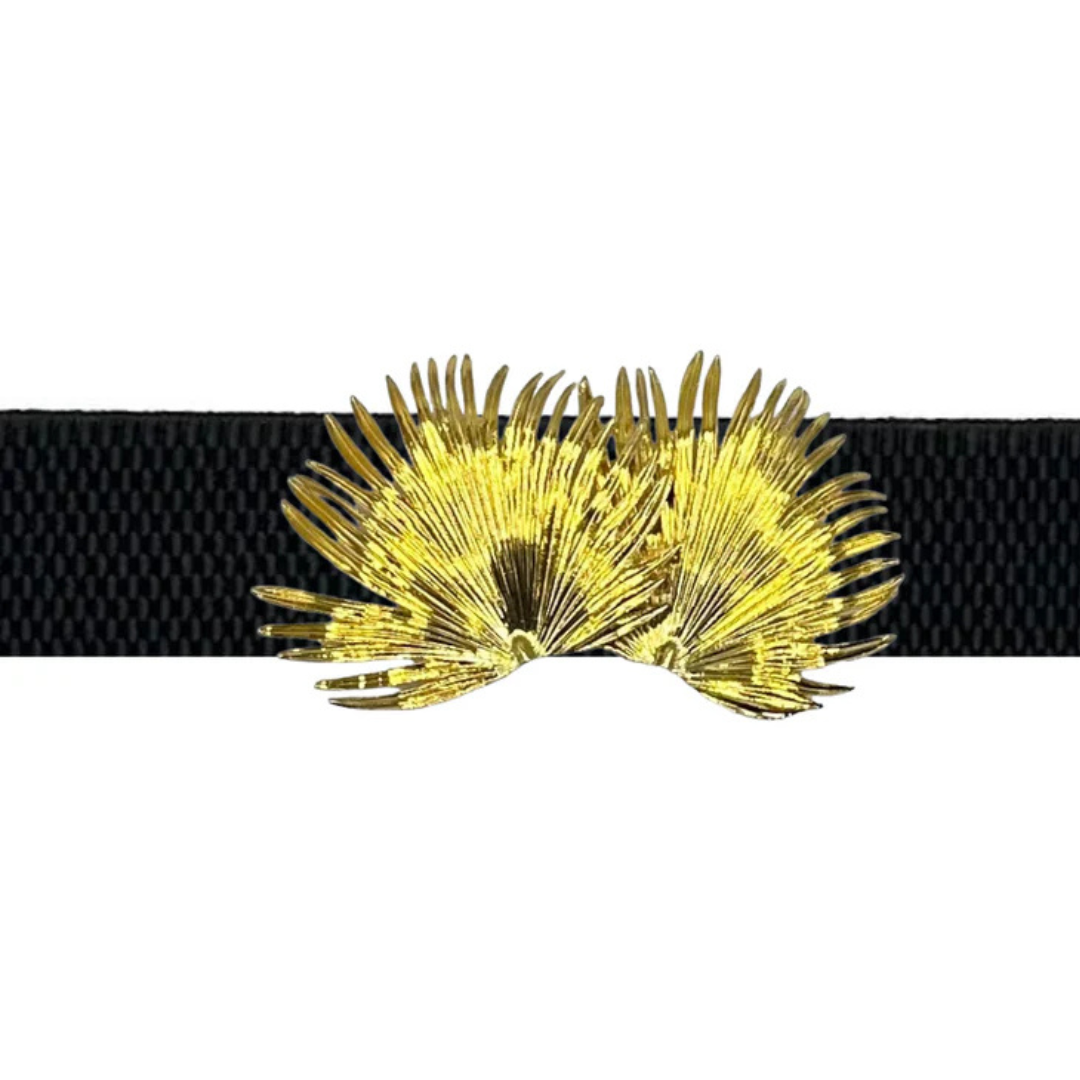 Garland Gold Interchangeable Belt Buckle- Palm Frond