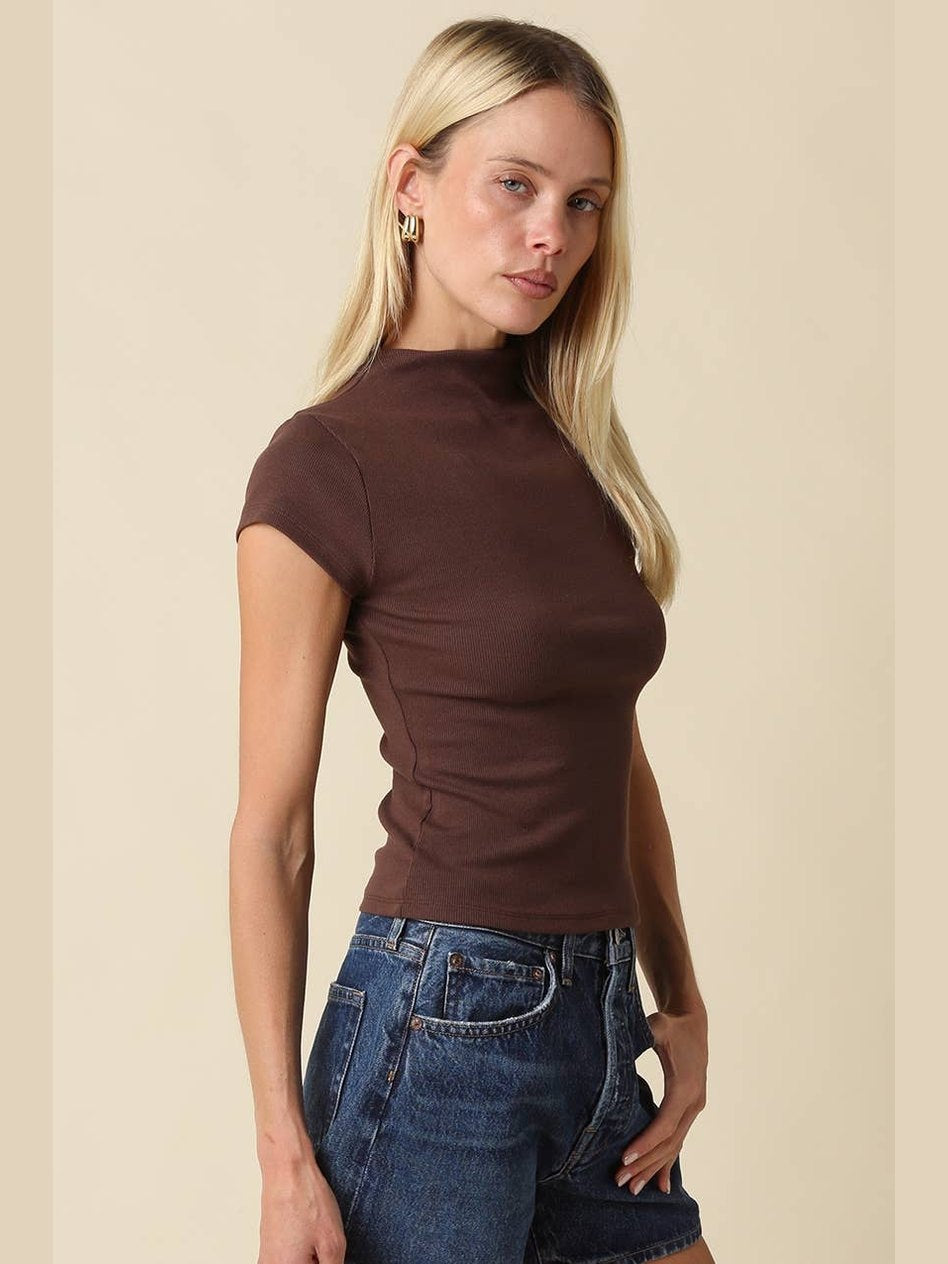 Anora Neck Knit Top