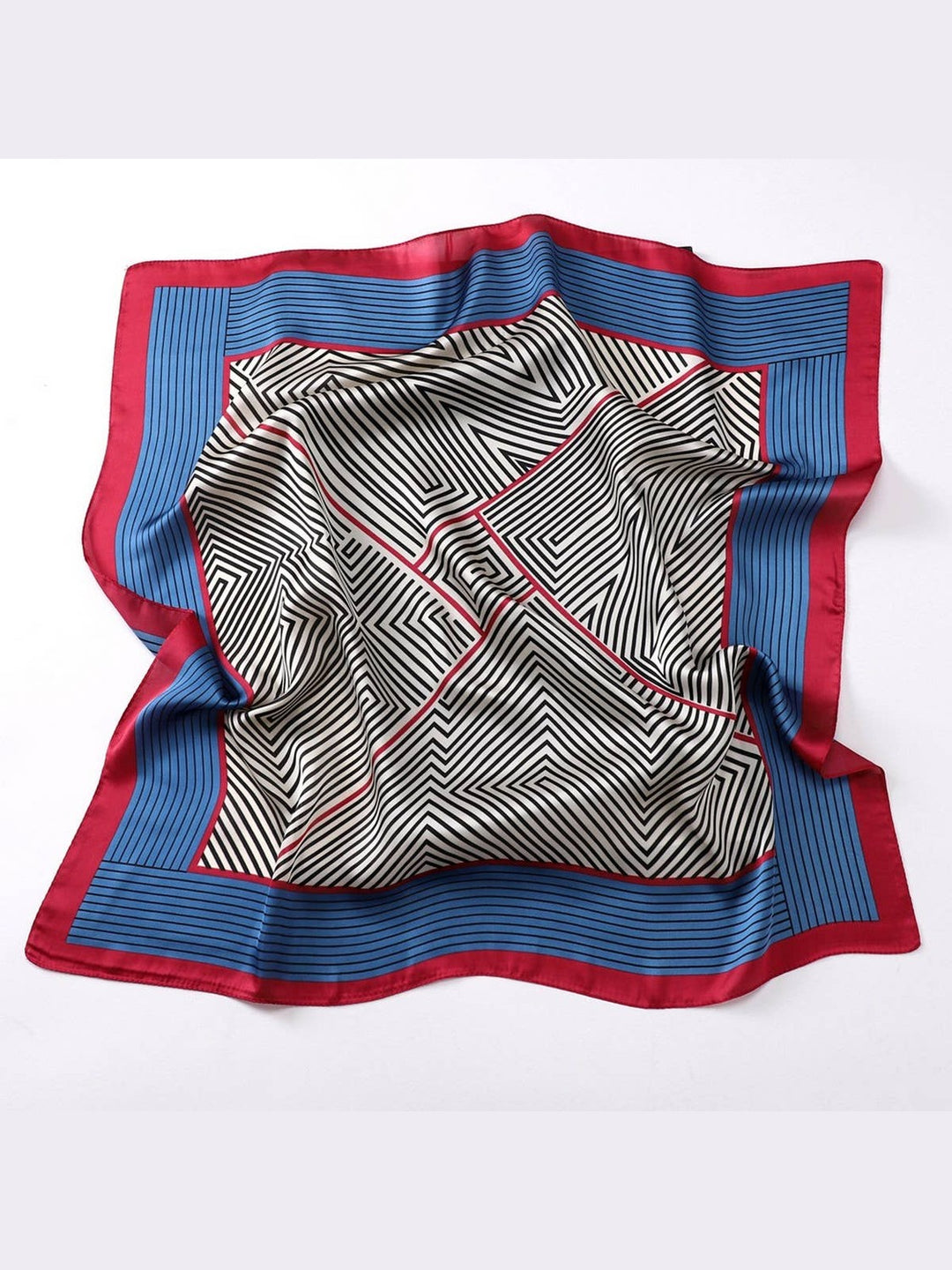 Designer-Inspired Square Silk Scarf