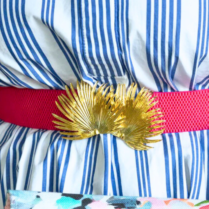 Garland Gold Interchangeable Belt Buckle- Palm Frond