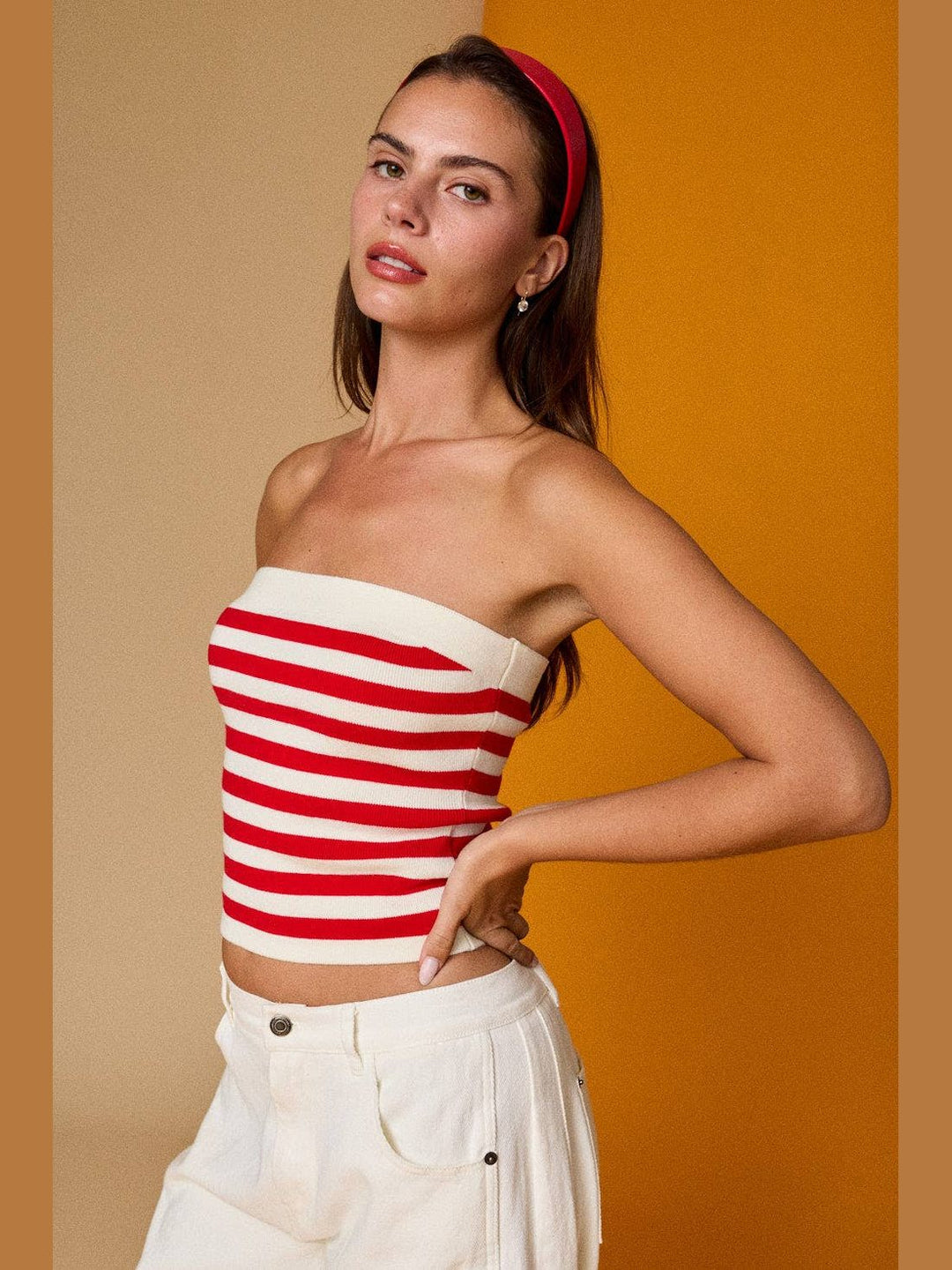 Striped Tube Top