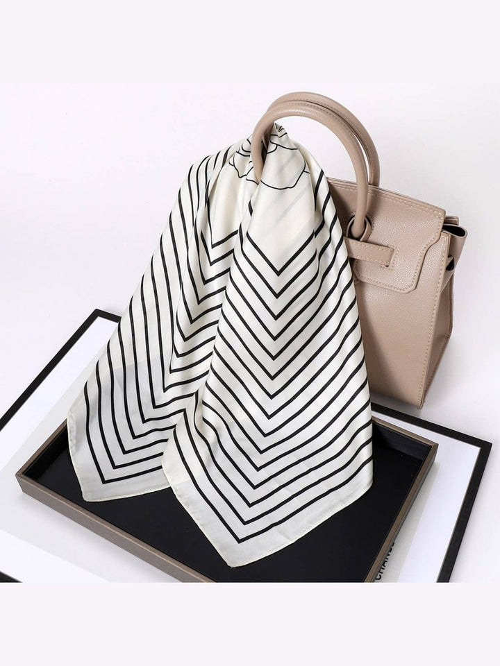 Designer-Inspired Square Silk Scarf