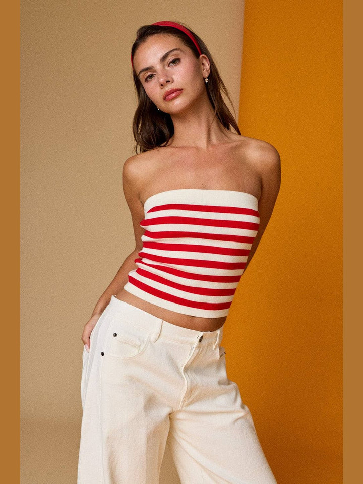 Striped Tube Top