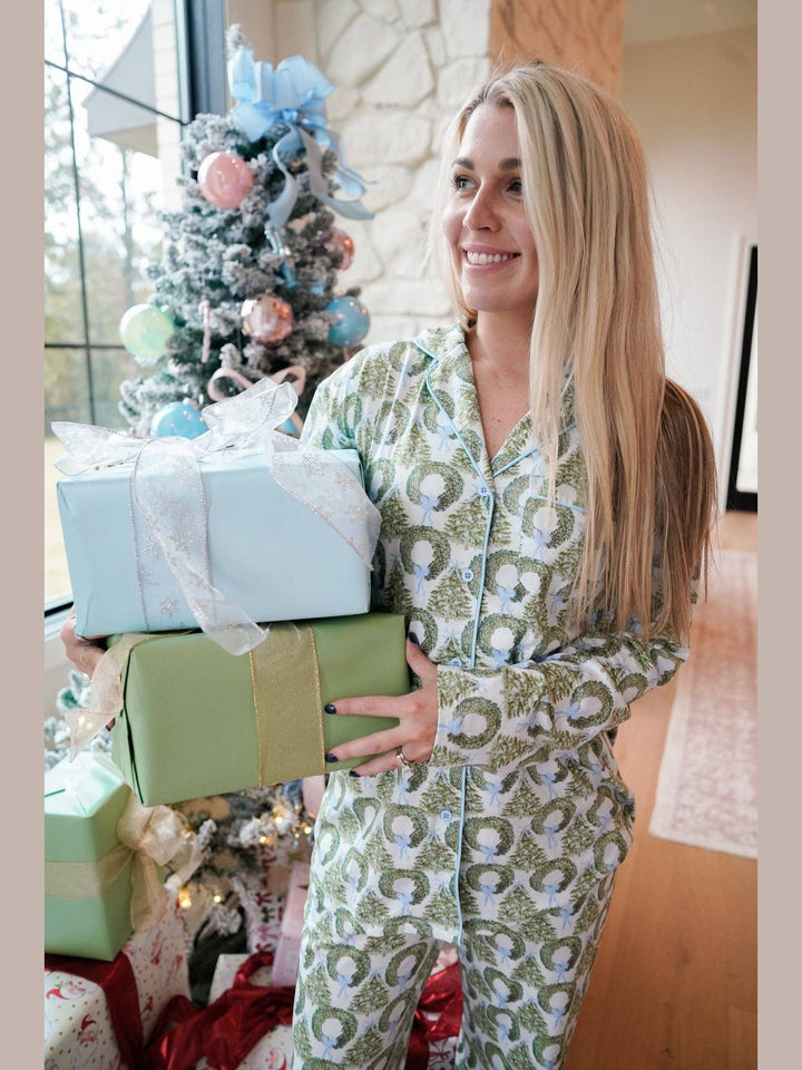 Deck the Halls - Long Pajama Set