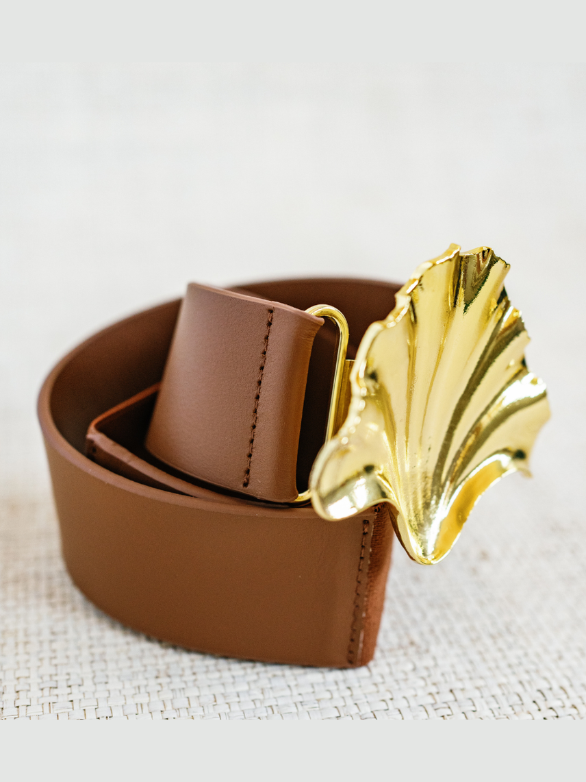 Gold Interchangeable Belt Buckle- Clamshell