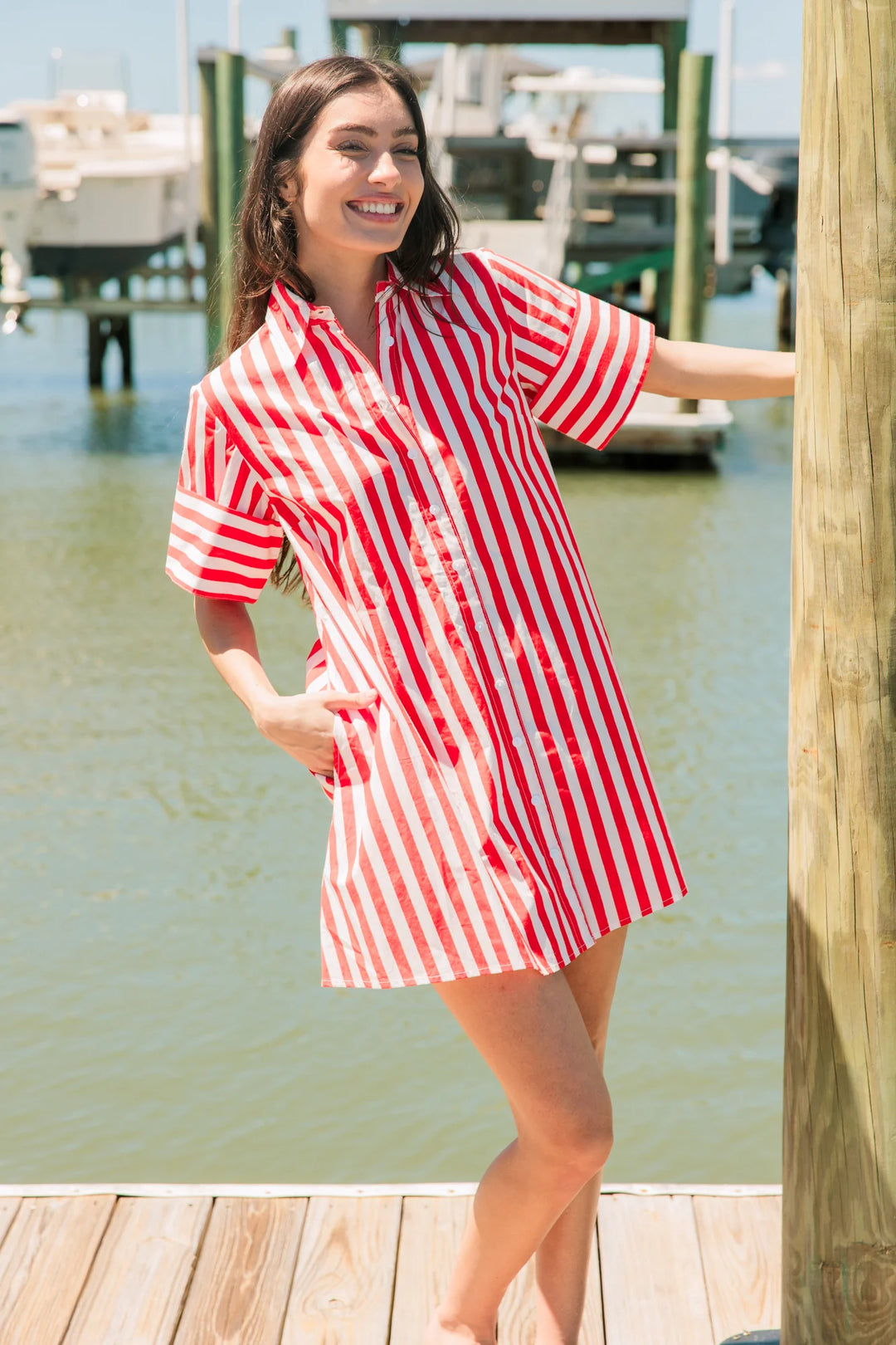 Dock Dress, Red Stirpes
