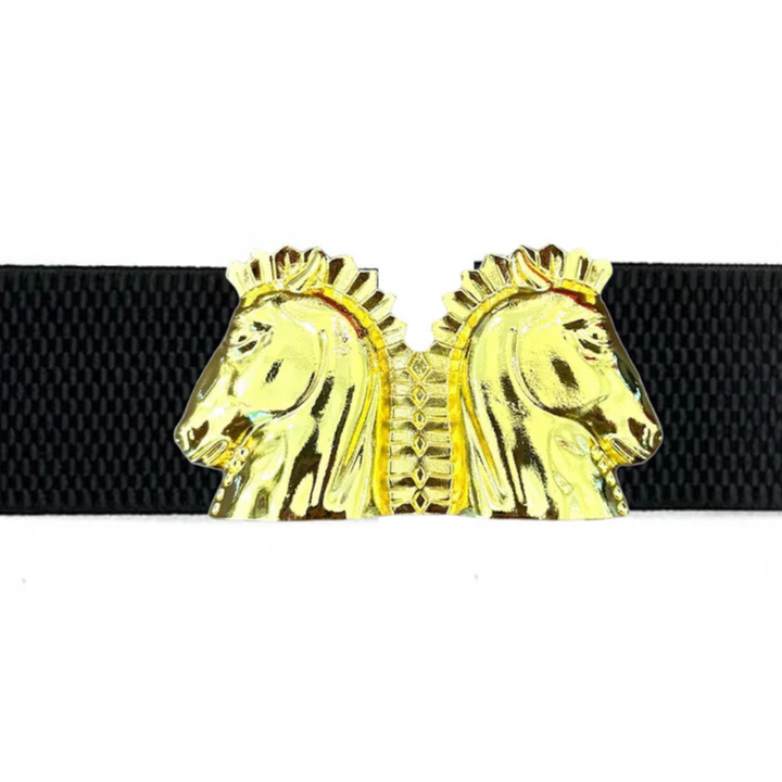 Garland Gold Interchangeable Belt Buckle- Trojan Horse