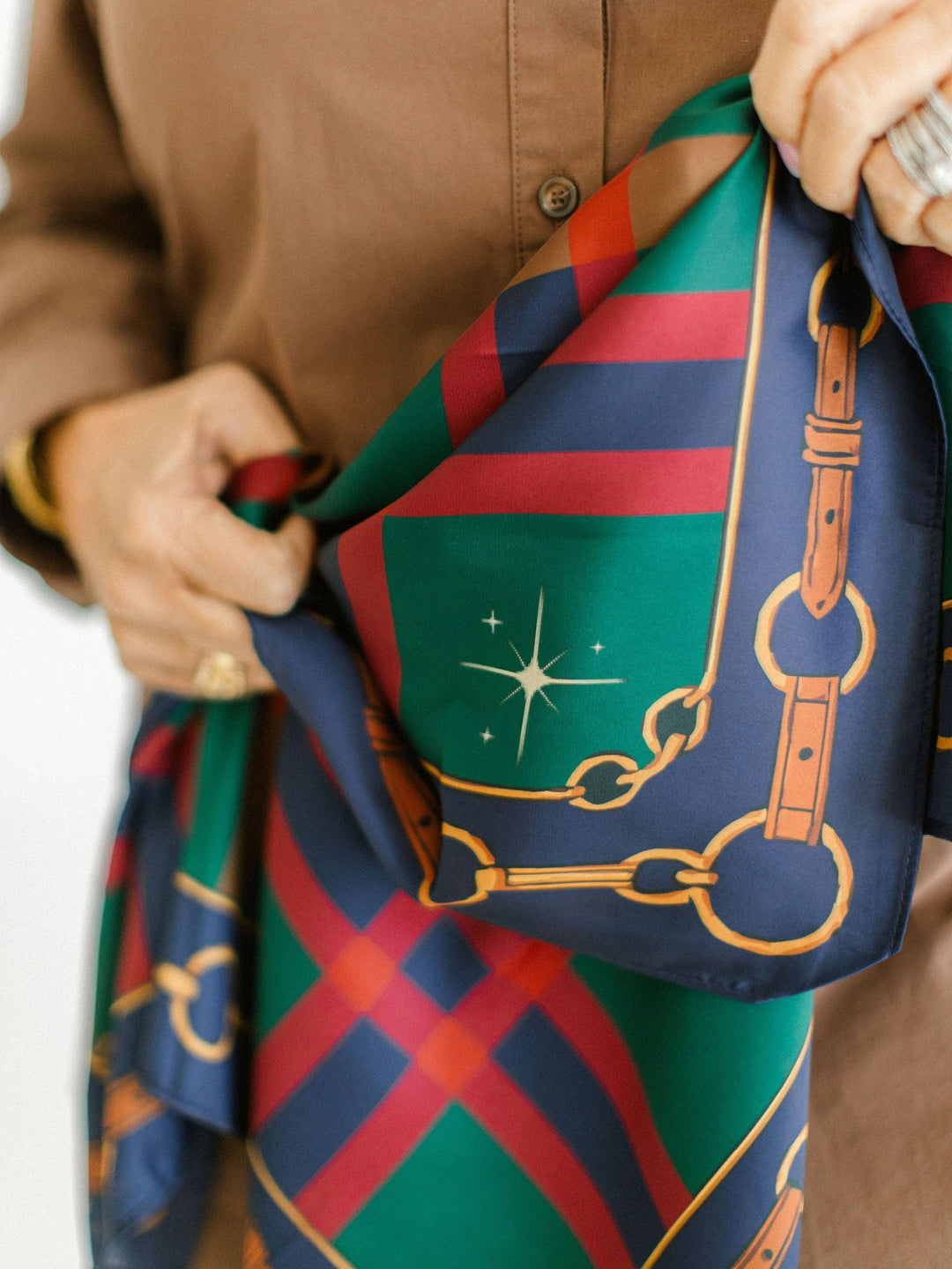 Tartan Plaid Equestrian Scarf