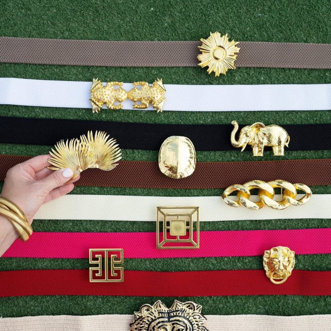 Garland Gold Interchangeable Belt Buckle- Palm Frond
