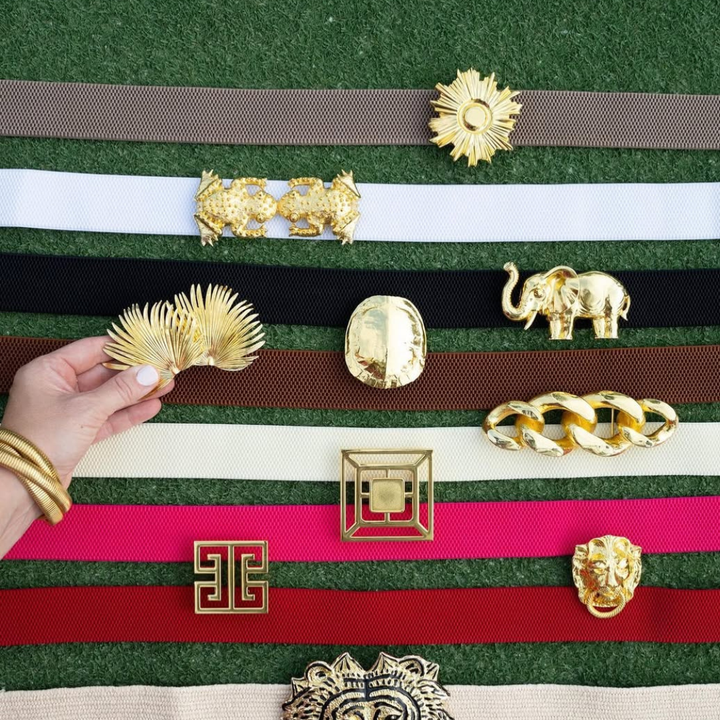 Garland Gold Interchangeable Belt Buckle- Palm Frond