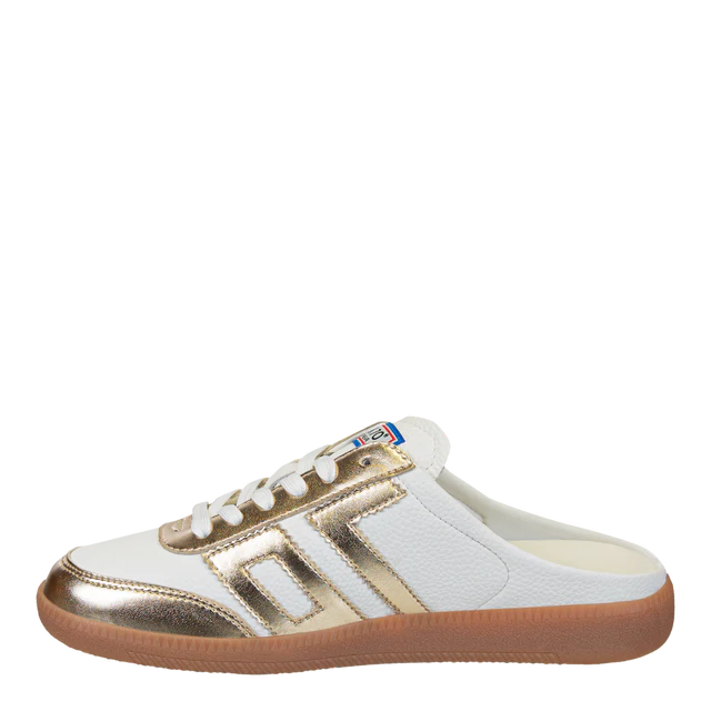 Easter in Metallic Gold Backless Sneakers