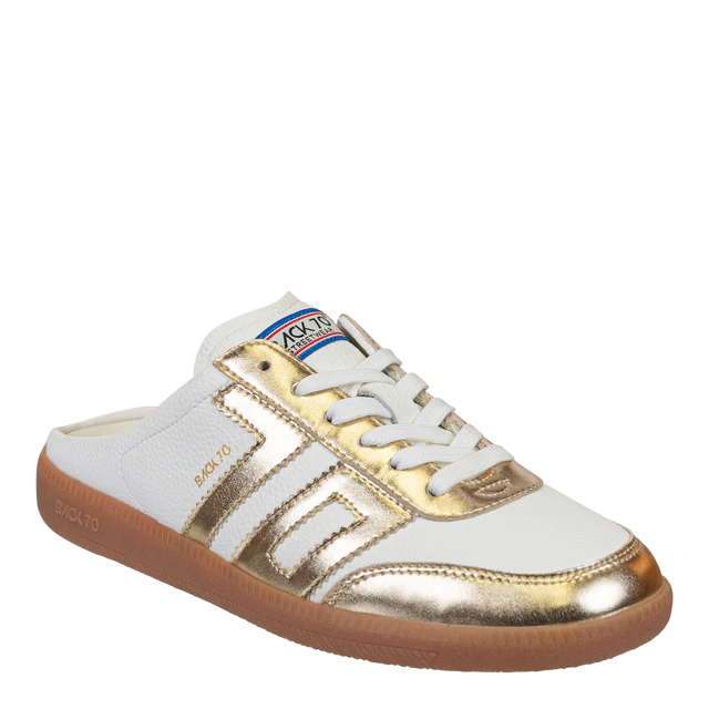 Easter in Metallic Gold Backless Sneakers