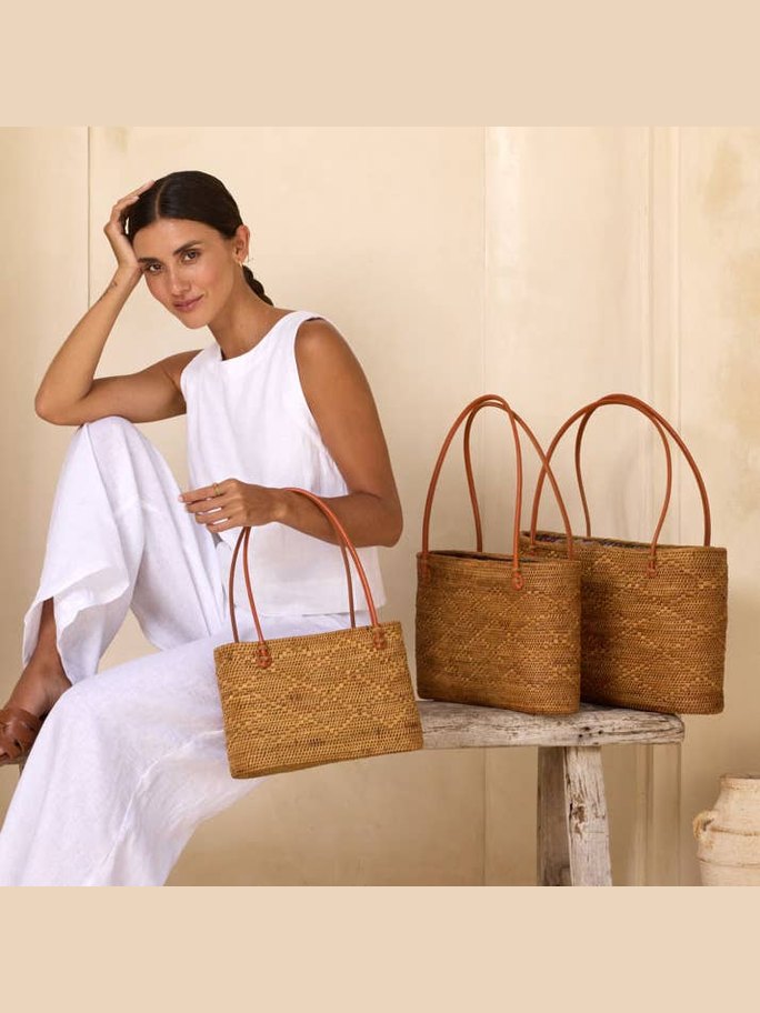 Ata Vine Tote Bag- 2 Sizes