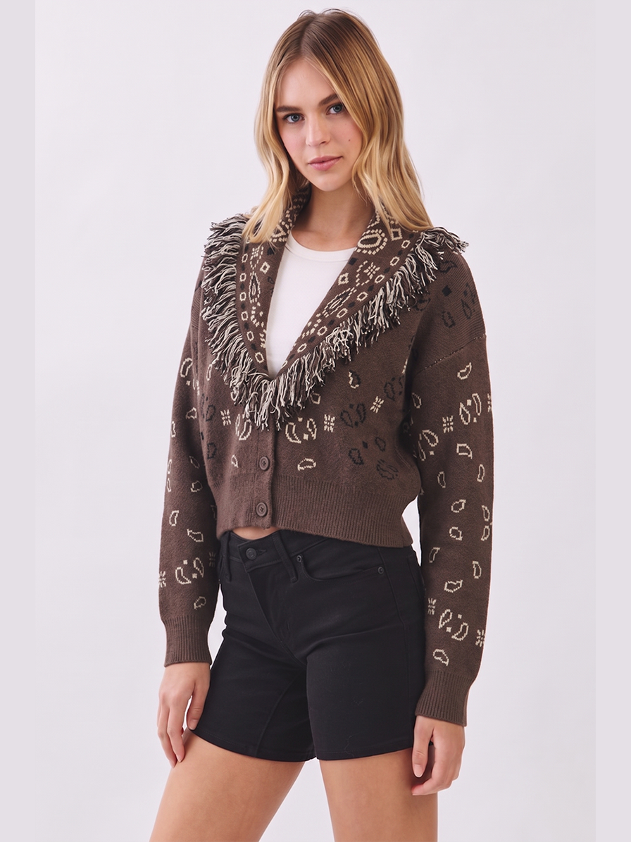 Montana Bandana Cardigan