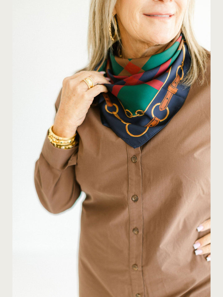 Tartan Plaid Equestrian Scarf