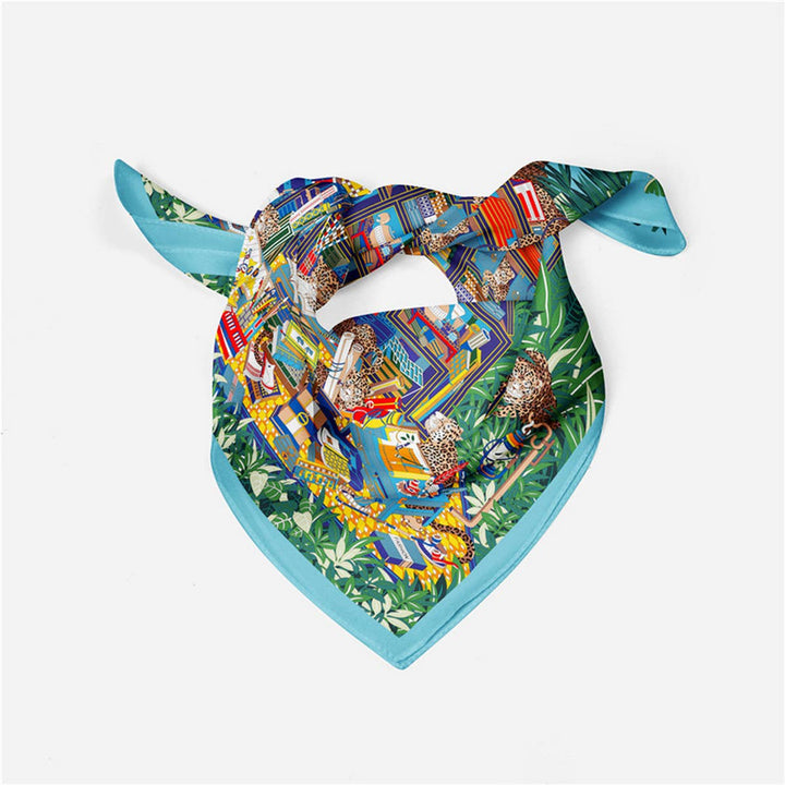 Jungle Garden Silk Scarf