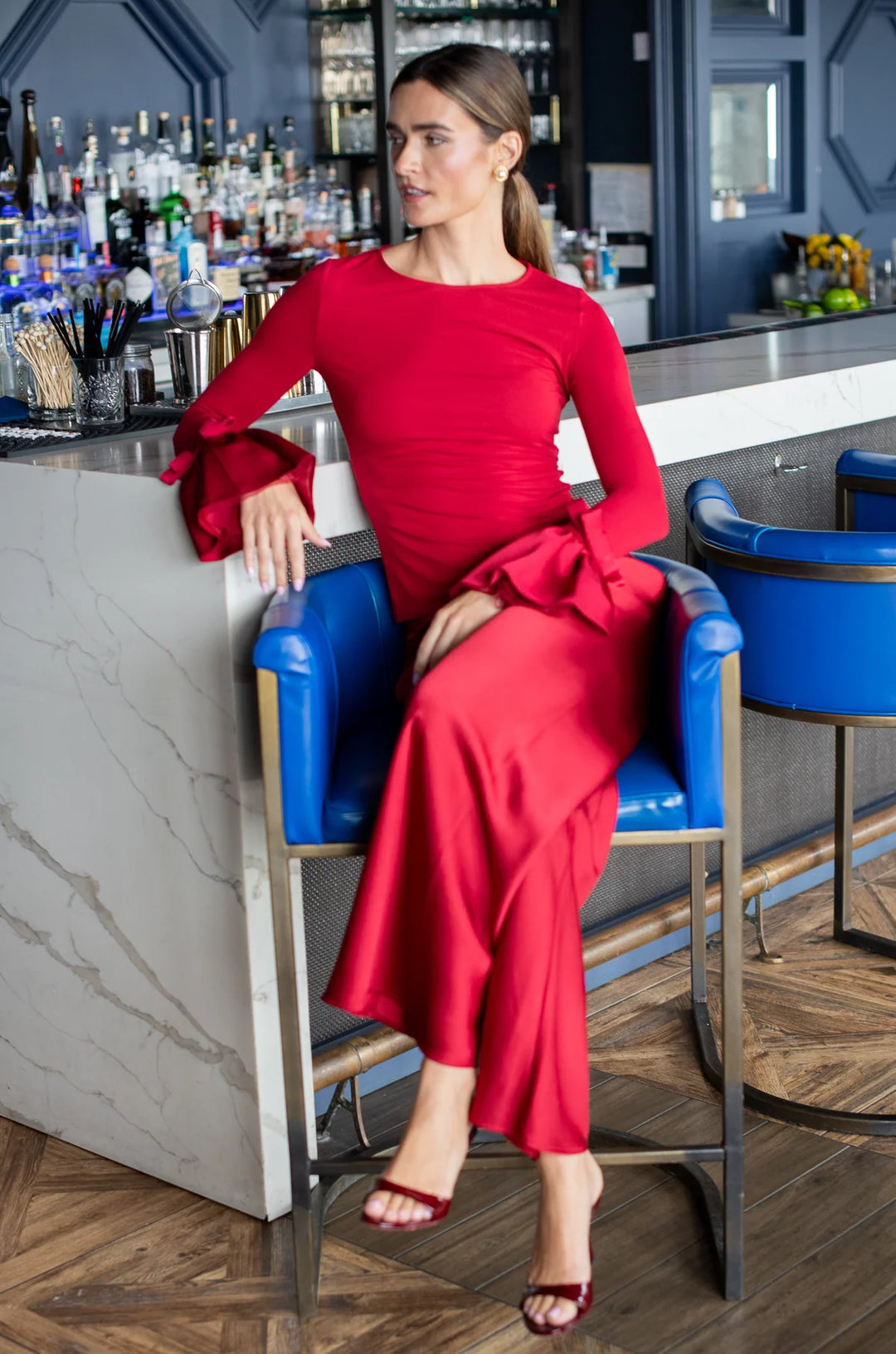 Elizabeth James Cha Cha Top - Scarlett
